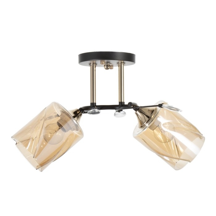 Люстра Люстра "Бруни" 2хЕ27 40Вт черный 42х25х23см BayerLux