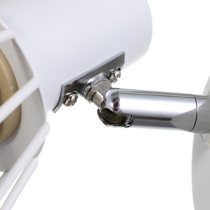 Бра с переключателем на проводе Бра с переключателем на проводе "Хлоя" Е14 40Вт белый 19х10х18см