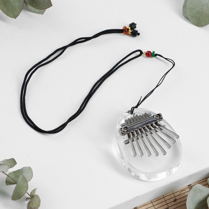 Калимба Калимба "Камешек" Music Life, 8 язычков, 7 х 5 х 1,8 см, акриловое стекло