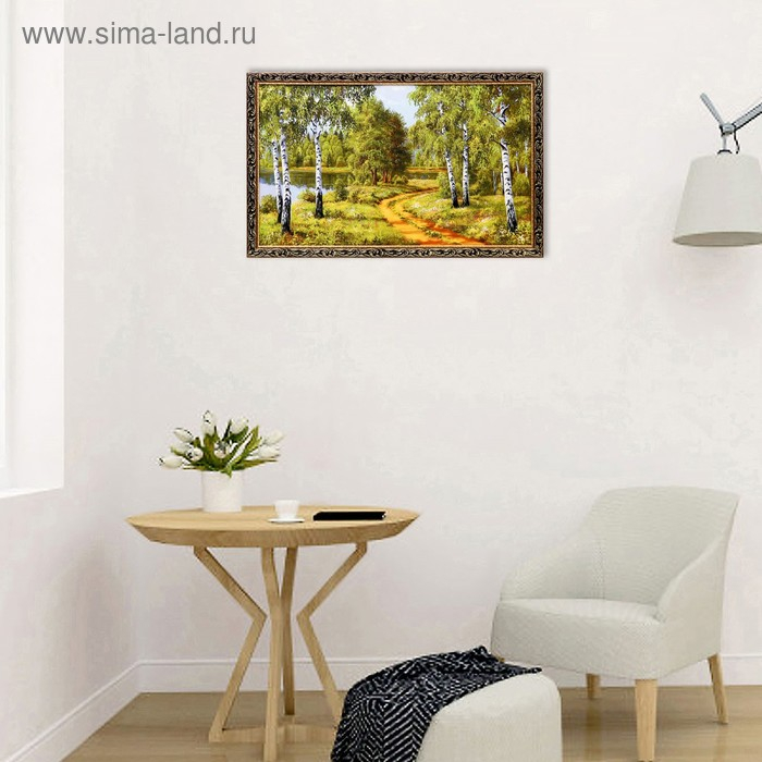 Картина  Картина "Дорога среди берез" 67х107 см