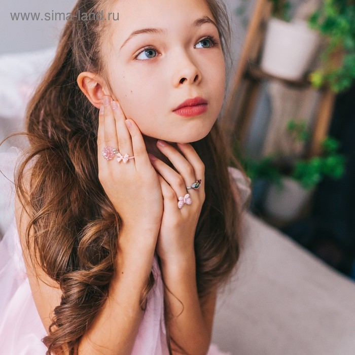 Набор детских колец «Выбражулька» радость, форма МИКС, цветные Набор детских колец «Выбражулька» радость, форма МИКС, цветные