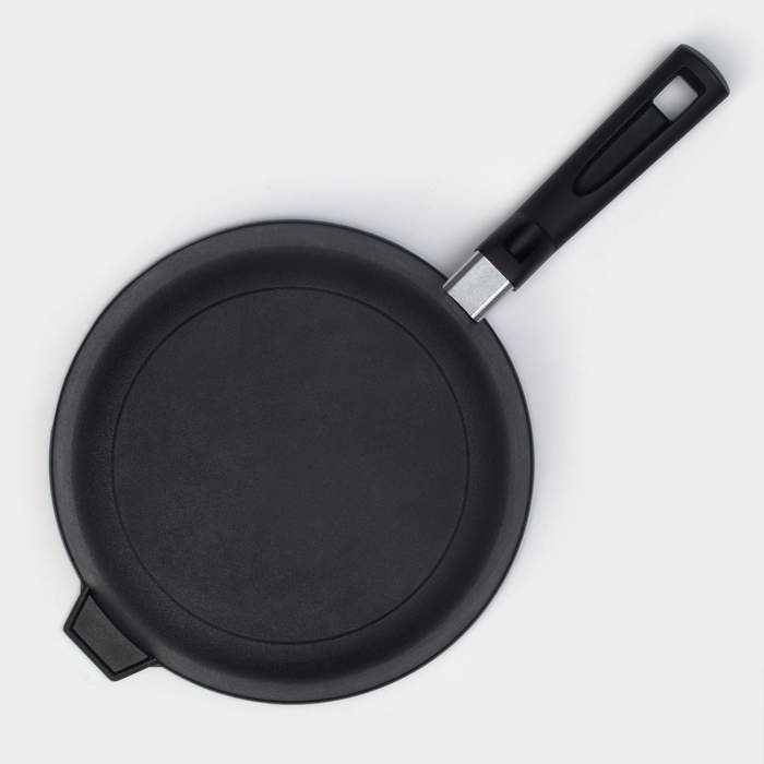 Сковорода литая чугунная Magma, d=26 см, h=6 см, пластиковая ручка, индукция Сковорода литая чугунная Magma, d=26 см, h=6 см, пластиковая ручка, индукция