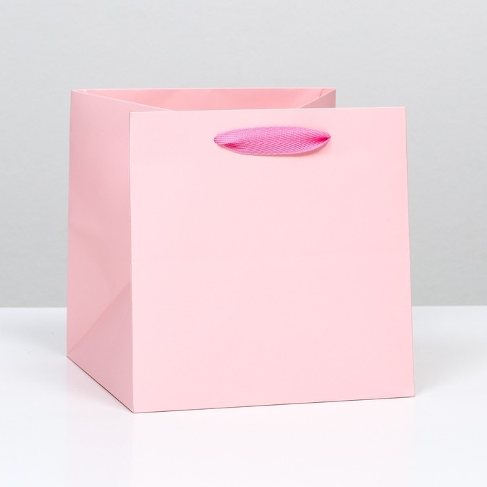 Пакет под торт 20х20х20cm Розовый, 1шт Пакет под торт 20х20х20cm Розовый, 1шт