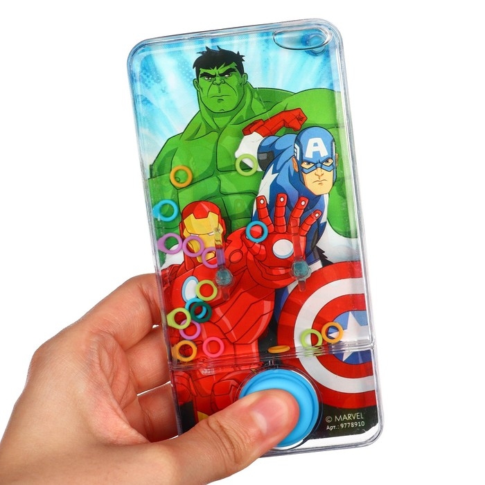 Детская игра: водный тетрис с колечками, Мстители Детская игра: водный тетрис с колечками, Мстители