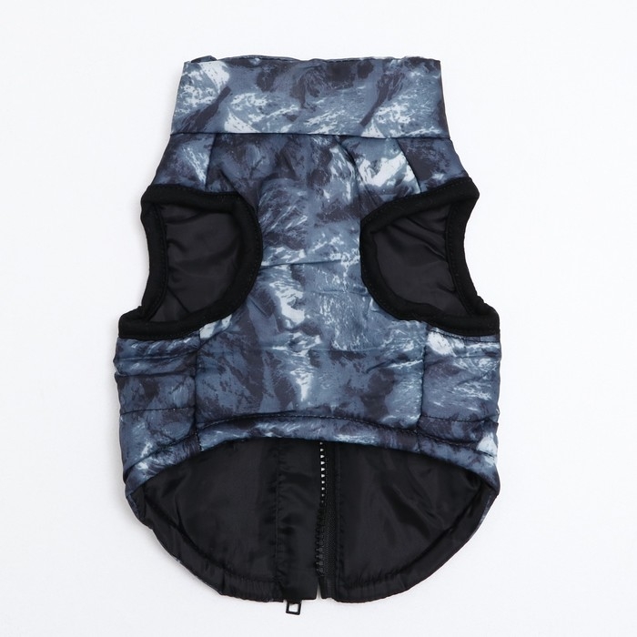 Куртка для собак на молнии  Куртка для собак на молнии "Содалит", размер XS,  синяя (ДС 21, ОШ 22, ОГ 30 см)