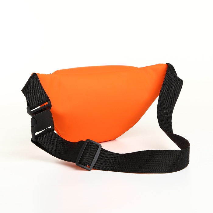 Сумка поясная на молнии, цвет оранжевый Сумка поясная на молнии, цвет оранжевый
