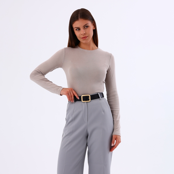 Ремень женский, ширина 3,5 см, цвет чёрный Ремень женский, ширина 3,5 см, цвет чёрный