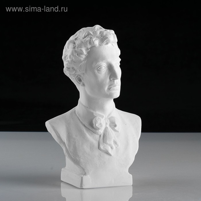 Гипсовая фигура известные люди: Бюст Блока, 12,5 x 7,5 x 19 см Гипсовая фигура известные люди: Бюст Блока, 12,5 x 7,5 x 19 см