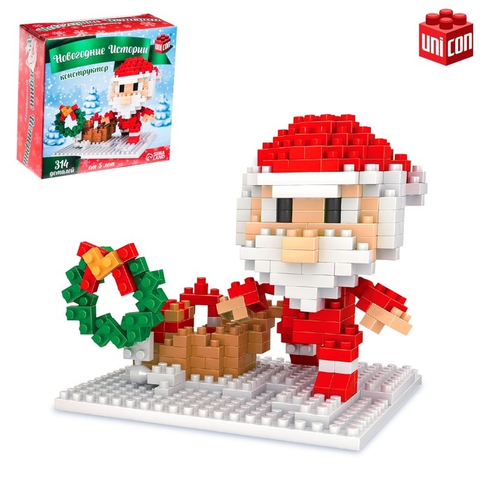 Конструктор Новогодние Истории «Дед Мороз», 314 деталей Конструктор Новогодние Истории «Дед Мороз», 314 деталей