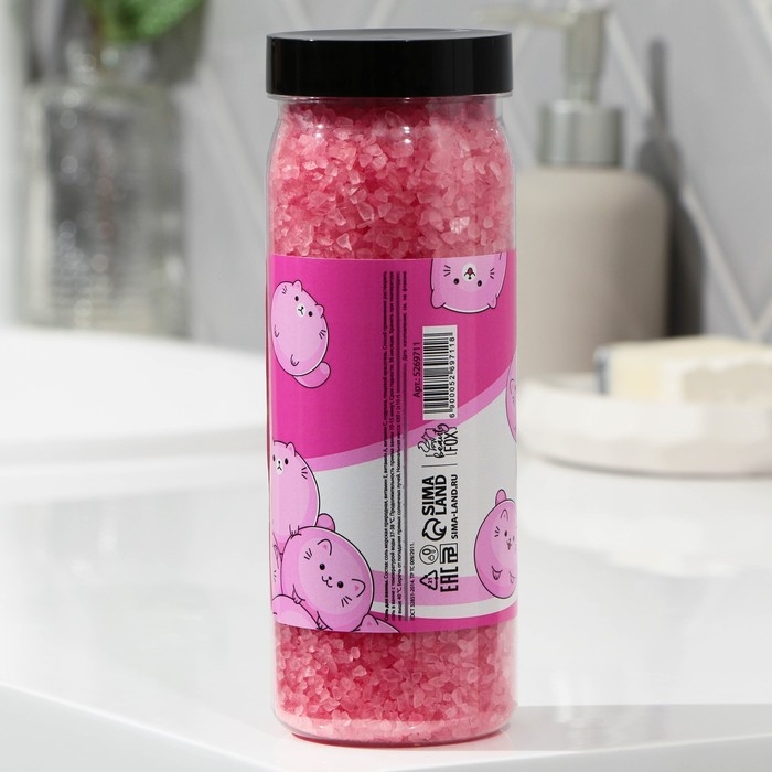 Соль для ванны «Расслаблин», 650 г, аромат земляники, BEAUTY FОХ Соль для ванны «Расслаблин», 650 г, аромат земляники, BEAUTY FОХ