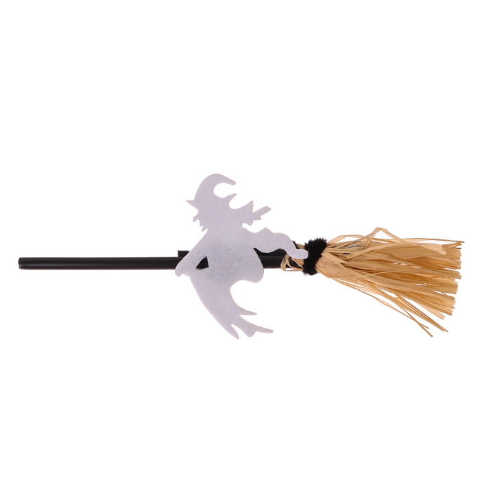 Зажим для волос  Зажим для волос "Ведьма на метле", цвета МИКС