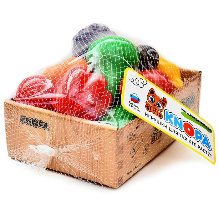 Набор в большом ящике «Фрукты-овощи», 22 элемента Набор в большом ящике «Фрукты-овощи», 22 элемента