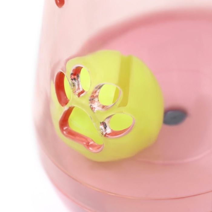 Игрушка-неваляшка  Игрушка-неваляшка "Мышь-фонтан" для кошек, с отверстиями для лакомства и бубенчиком