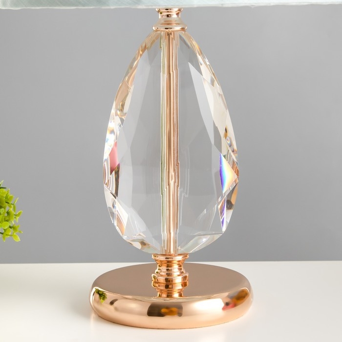 Настольная лампа Настольная лампа "Аделисия" Е27 40Вт золото 30х30х48 см RISALUX