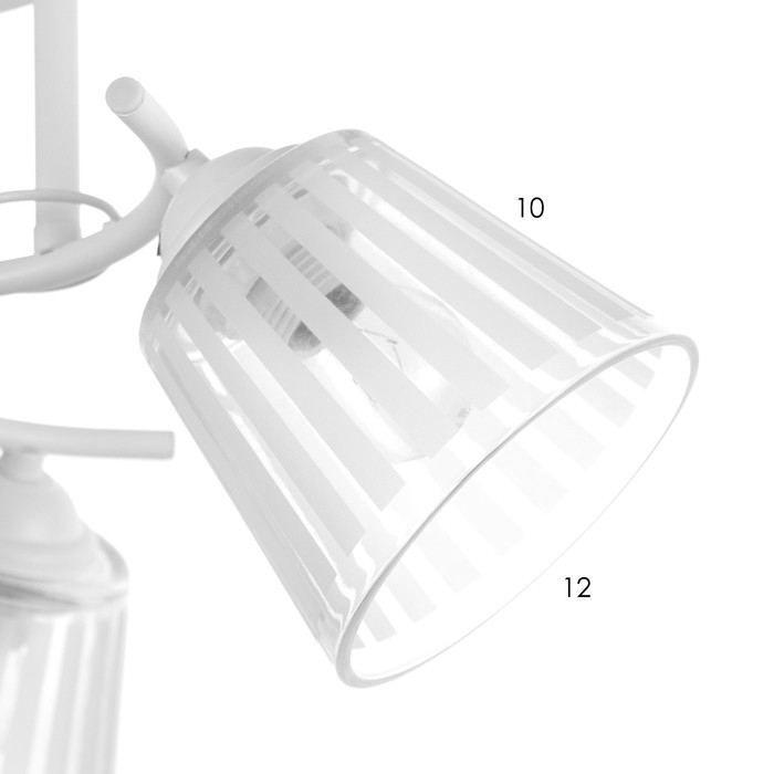 Люстра Люстра "Ванесса" 3х60Вт Е27 Белый 45х45х27см