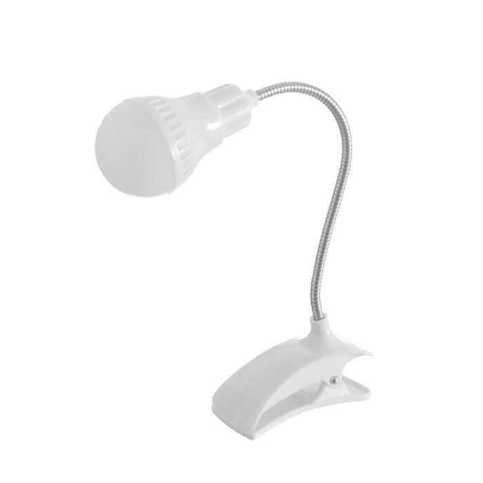 Лампа на прищепке  Лампа на прищепке "Свет" белый 13LED 1,5W провод USB 4x9x31,5 см RISALUX