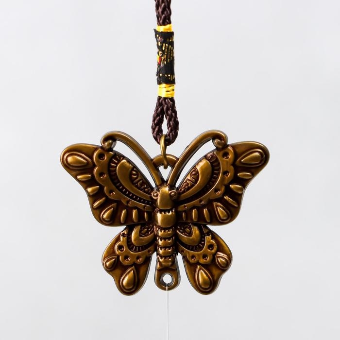 Музыка ветра металл Музыка ветра металл "Бабочки" 4 трубки 60 см