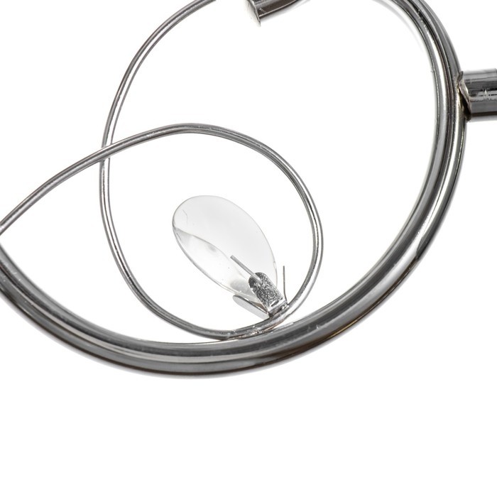 Бра "Венеция" 1x40Вт E14 хром 27х28 см.