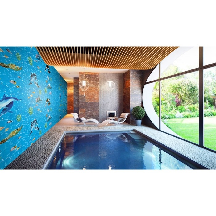 Панель ПВХ, Водный мир (узор)  2,6х0,25 м