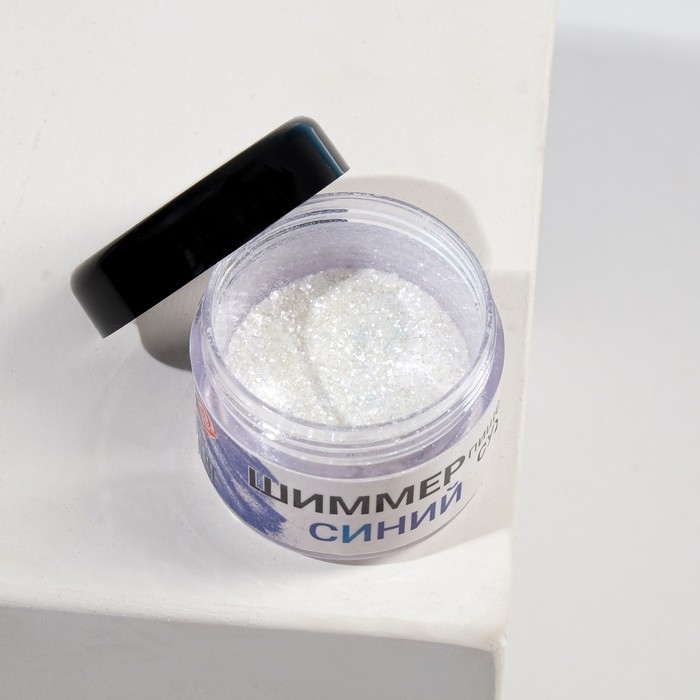 Шиммер для напитков КондиМир  Шиммер для напитков КондиМир "Синий", фракция 200-700 µm, 5 г