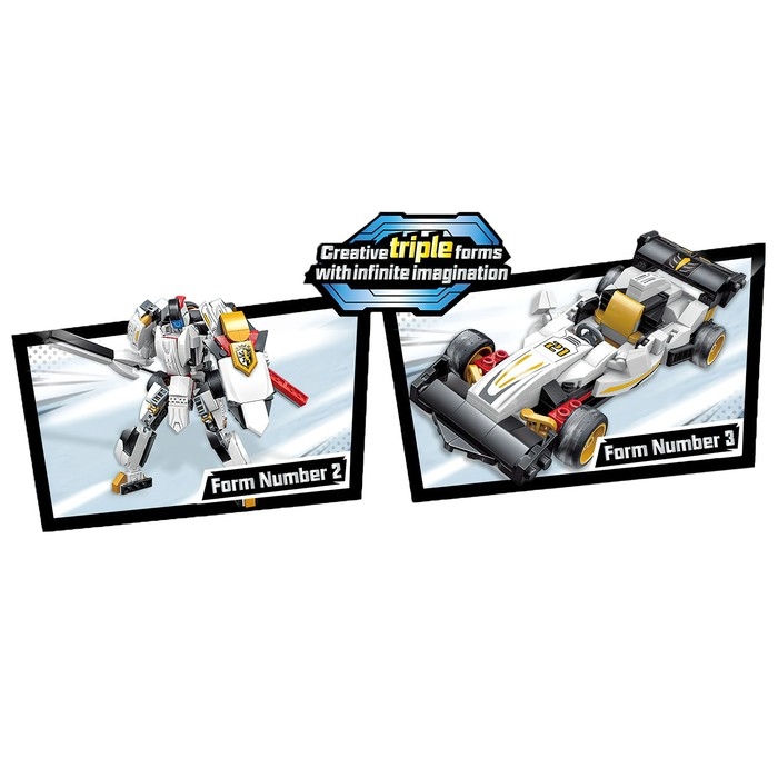 Конструктор Трансформер &laquo;Спорткар&raquo;, 3 варианта сборки, 428 деталей