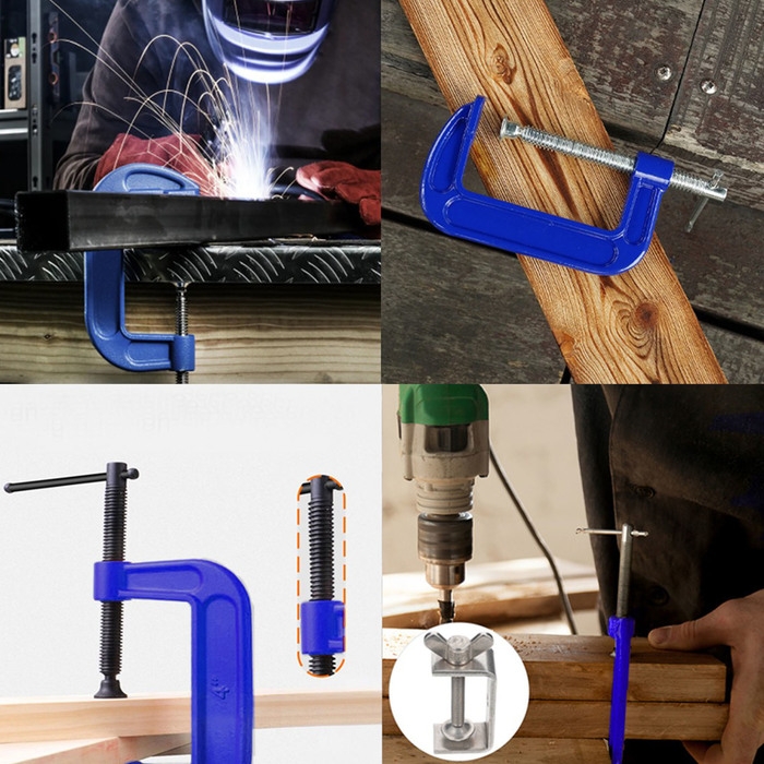 Струбцина G-образная ТУНДРА, усиленная, 4 Струбцина G-образная ТУНДРА, усиленная, 4" (100 мм)