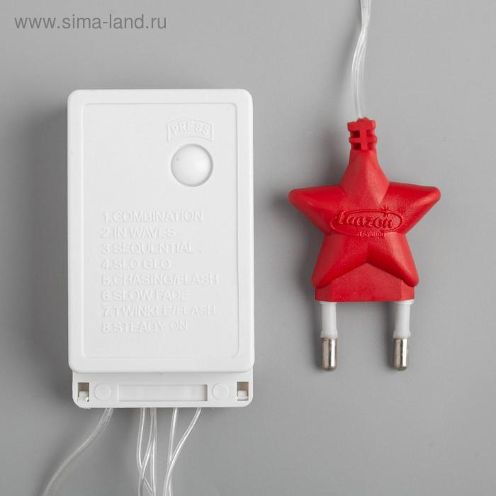 Гирлянда «Водопад» 2 × 1.5 м, IP20, прозрачная нить, 400 LED, свечение белое/синее, 8 режимов, 220 В Гирлянда «Водопад» 2 × 1.5 м, IP20, прозрачная нить, 400 LED, свечение белое/синее, 8 режимов, 220 В