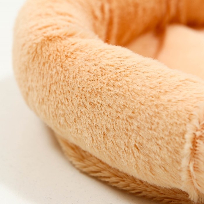 Лежанка  Лежанка "Удобная" для грызунов 20*20 см, плюш, сенпух, полипропилен