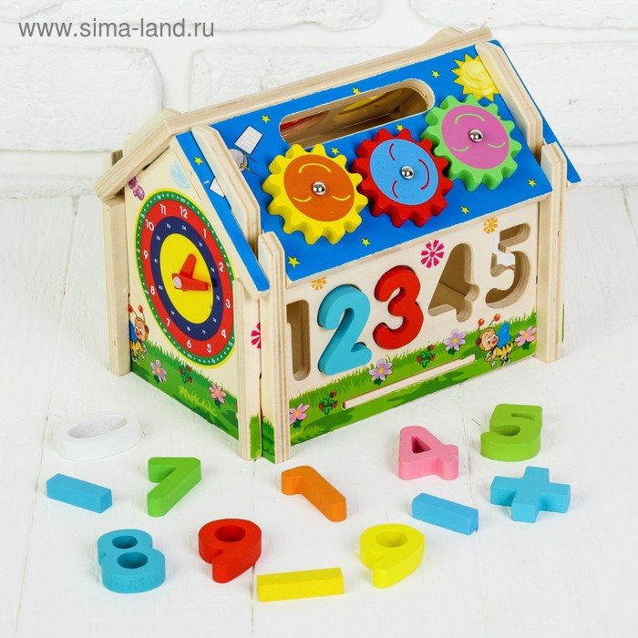 Сортер «Домик с шестерёнками» Сортер «Домик с шестерёнками»
