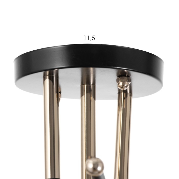 Люстра Люстра "Галион" 3хЕ27 40Вт черно-золотой 55х26 см