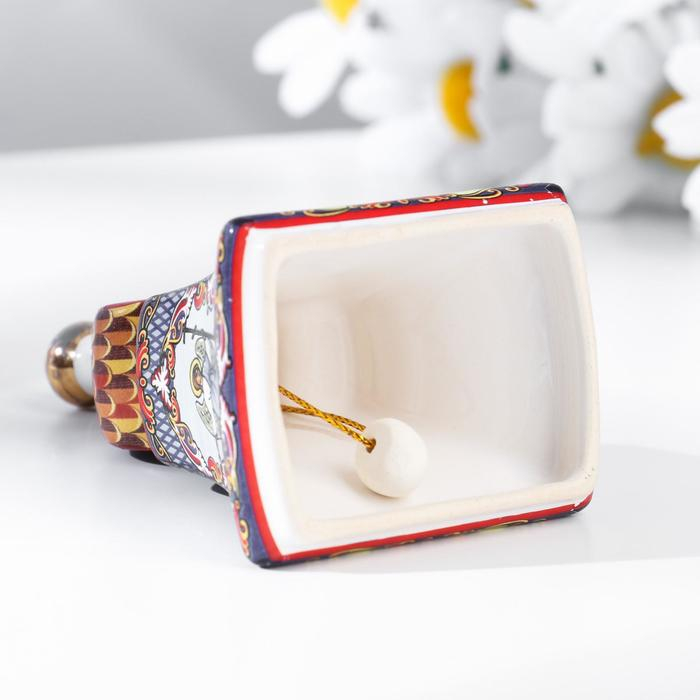 Колокольчик  Колокольчик "Терем большой", гжель