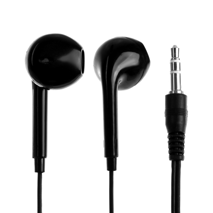 Наушники U19, проводные, вкладыши, 1 м, Jack 3.5 мм, чёрные Наушники U19, проводные, вкладыши, 1 м, Jack 3.5 мм, чёрные