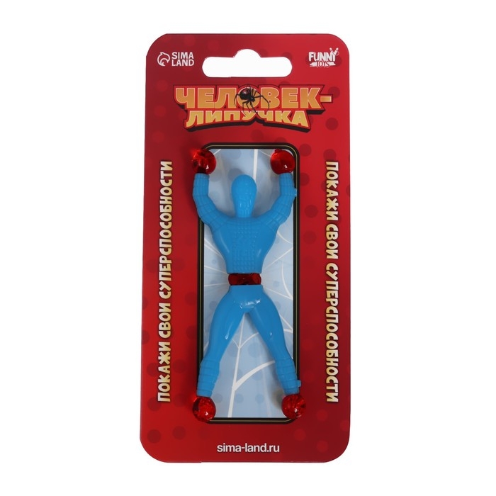 Липучка человек «Паук», цвета МИКС Липучка человек «Паук», цвета МИКС