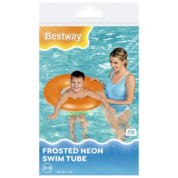 Круг надувной для плавания «Неоновый иней», d=76 см, от 3-6 лет, цвет МИКС, 36024 Bestway Круг надувной для плавания «Неоновый иней», d=76 см, от 3-6 лет, цвет МИКС, 36024 Bestway