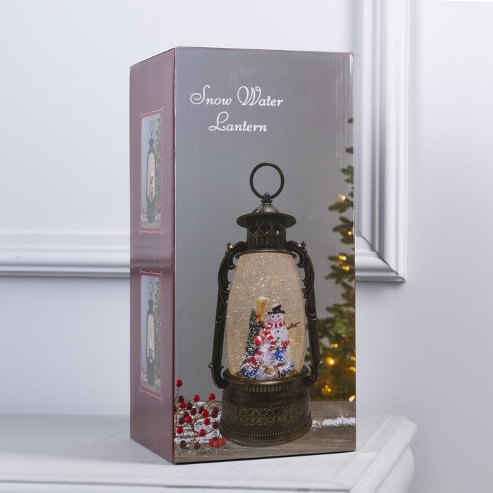 Светодиодная фигура «Фонарь с Дедом Морозом» 15 × 30 × 12.5 см, пластик, батарейки ААх3 (не в комплекте), USB, свечение тёплое белое Светодиодная фигура «Фонарь с Дедом Морозом» 15 × 30 × 12.5 см, пластик, батарейки ААх3 (не в комплекте), USB, свечение тёплое белое