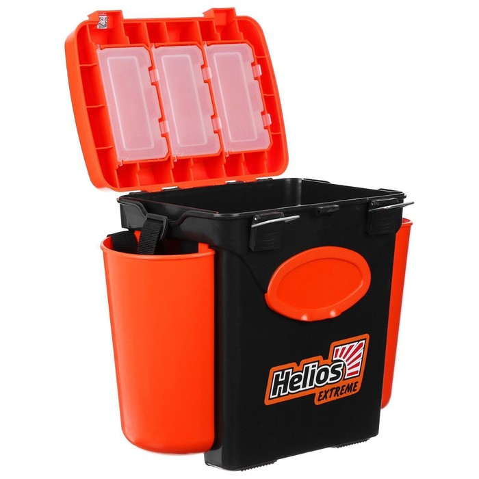 Ящик зимний Helios FishBox 10 л, односекционный, цвет оранжевый Ящик зимний Helios FishBox 10 л, односекционный, цвет оранжевый