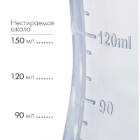 Бутылочка для кормления, классическое горло, приталенная, с ручками, 150 мл., от 0 мес., цвет зелёный
