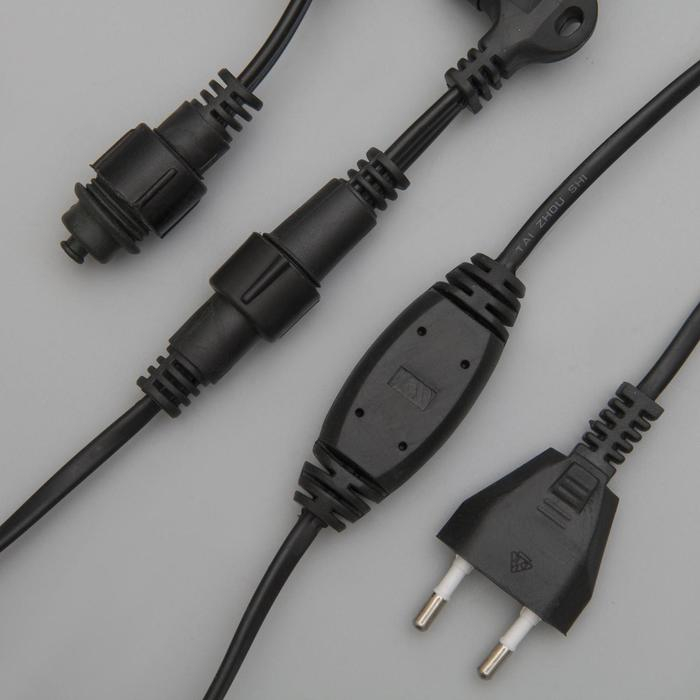 Гирлянда «Занавес» 2 × 3 м, IP44, УМС, тёмная нить, 760 LED, свечение синее, 220 В Гирлянда «Занавес» 2 × 3 м, IP44, УМС, тёмная нить, 760 LED, свечение синее, 220 В