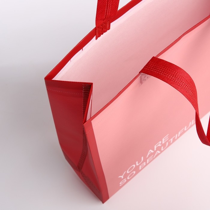 Сумка хозяйственная без застёжки, цвет розовый Сумка хозяйственная без застёжки, цвет розовый