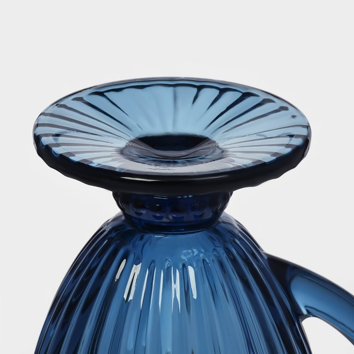 Кувшин для воды стеклянный «Босфор», 1,1 л, цвет синий Кувшин для воды стеклянный «Босфор», 1,1 л, цвет синий