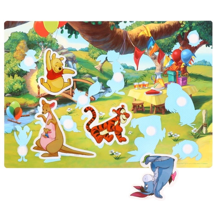 Развивающая игра на липучках, конструктор «Веселые липучки», Медвежонок Винни и его друзья Развивающая игра на липучках, конструктор «Веселые липучки», Медвежонок Винни и его друзья
