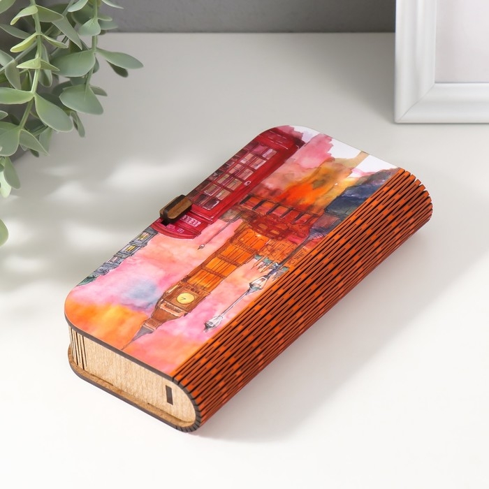 Шкатулка  Шкатулка "Лондон" 17х8,5х3,5 см