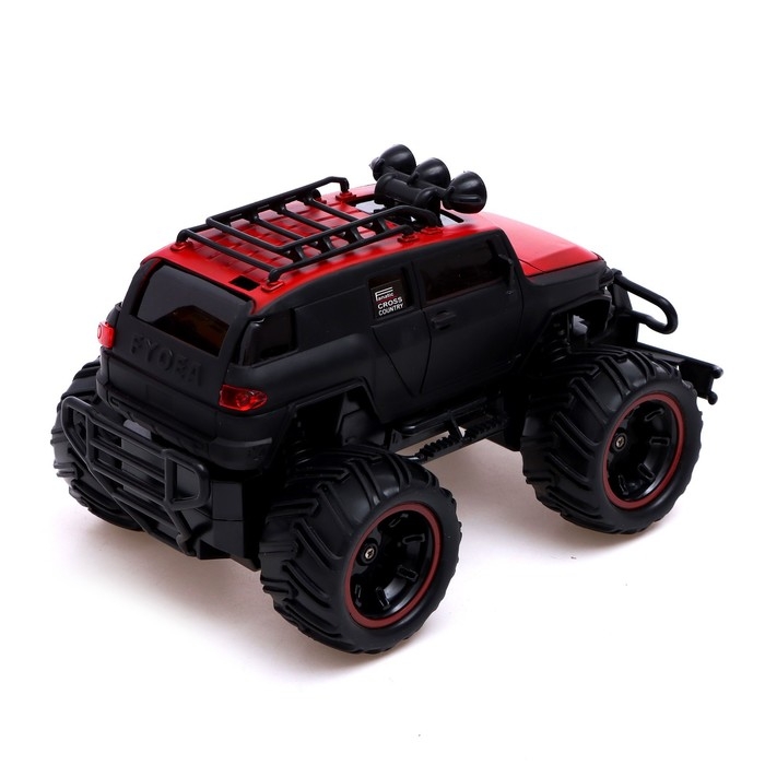 Джип радиоуправляемый «Монстр», 1:20, работает от аккумулятора, цвет чёрный Джип радиоуправляемый «Монстр», 1:20, работает от аккумулятора, цвет чёрный