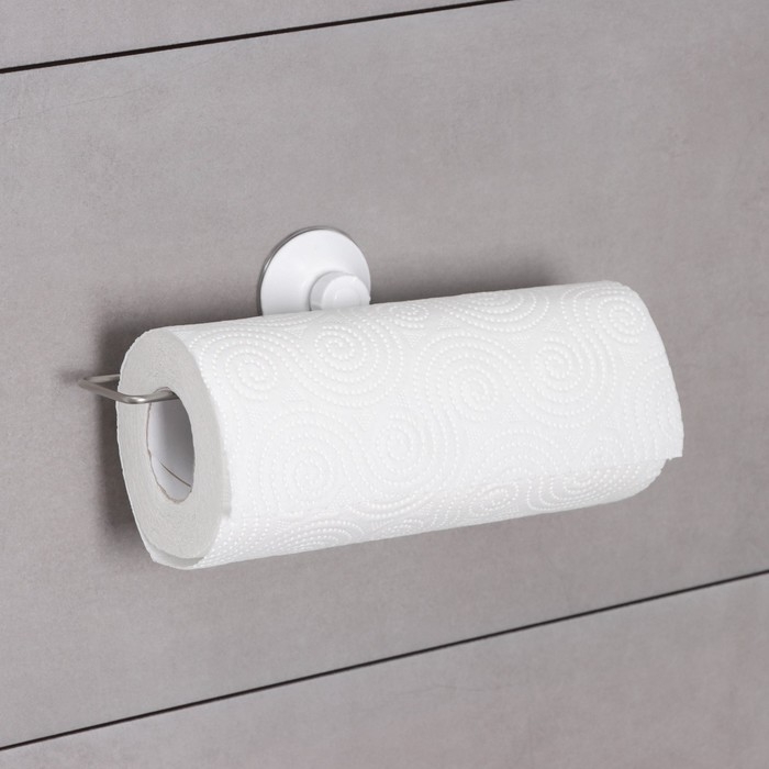 Держатель для полотенец на вакуумной присоске Доляна, 26,5×6,5×6 см Держатель для полотенец на вакуумной присоске Доляна, 26,5×6,5×6 см