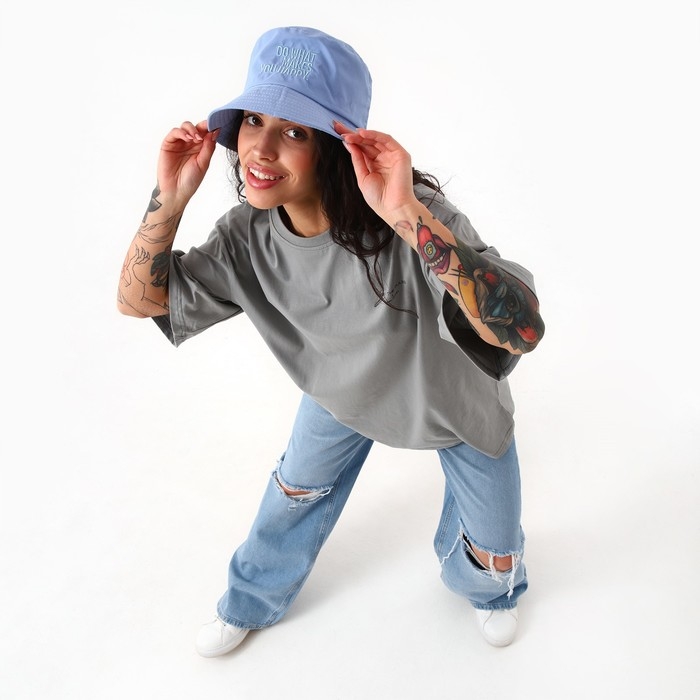 Панама Happy, цвет голубой, р-р 56