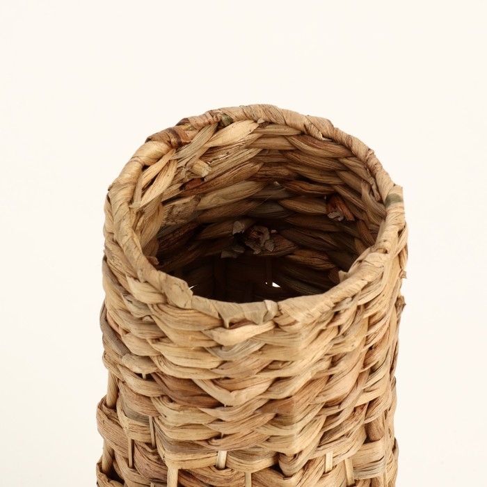 Ваза плетеная, 13/19/13х55 см, камыш Ваза плетеная, 13/19/13х55 см, камыш