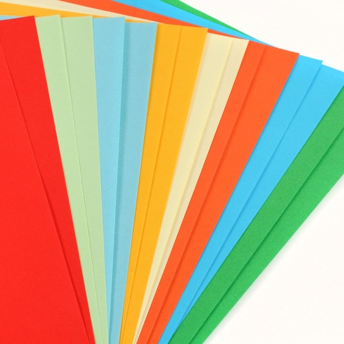 Бумага цветная тонированная, А4, 16 листов, 8 цветов, немелованная, двусторонняя, в пакете, 80 г/м&sup2;, Смешарики