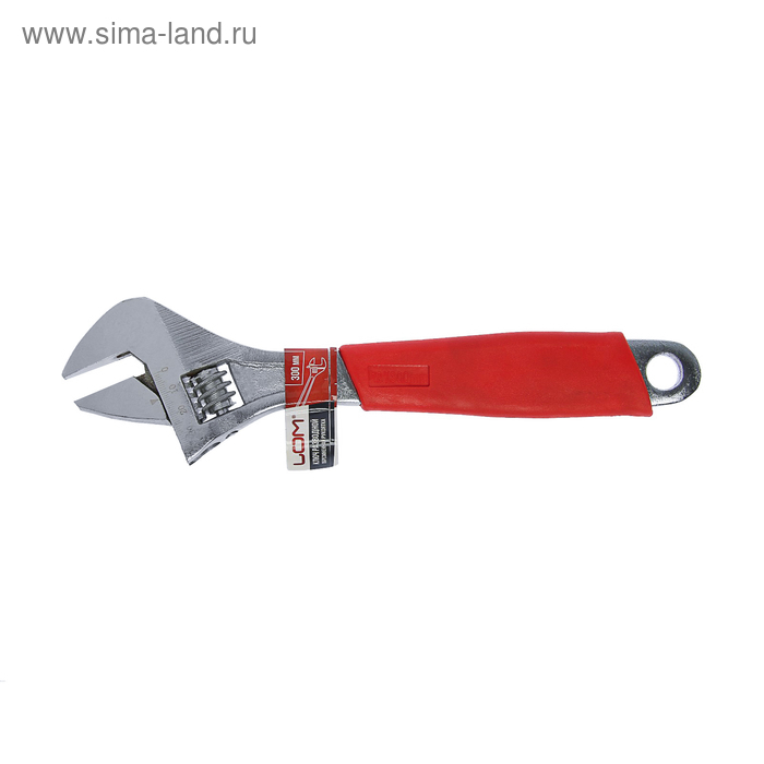 Ключ разводной ЛОМ, пластиковая рукоятка, 300 мм Ключ разводной ЛОМ, пластиковая рукоятка, 300 мм