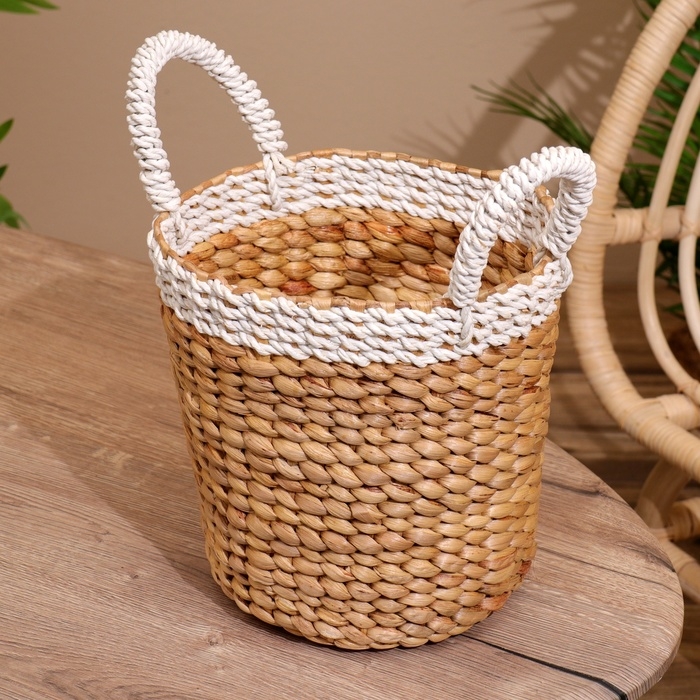 Корзина плетёная 23х23х33 см Корзина плетёная 23х23х33 см