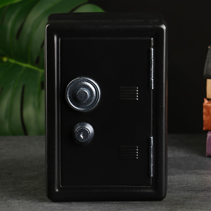 Копилка Копилка "Сейф" черный, 12х10х18см
